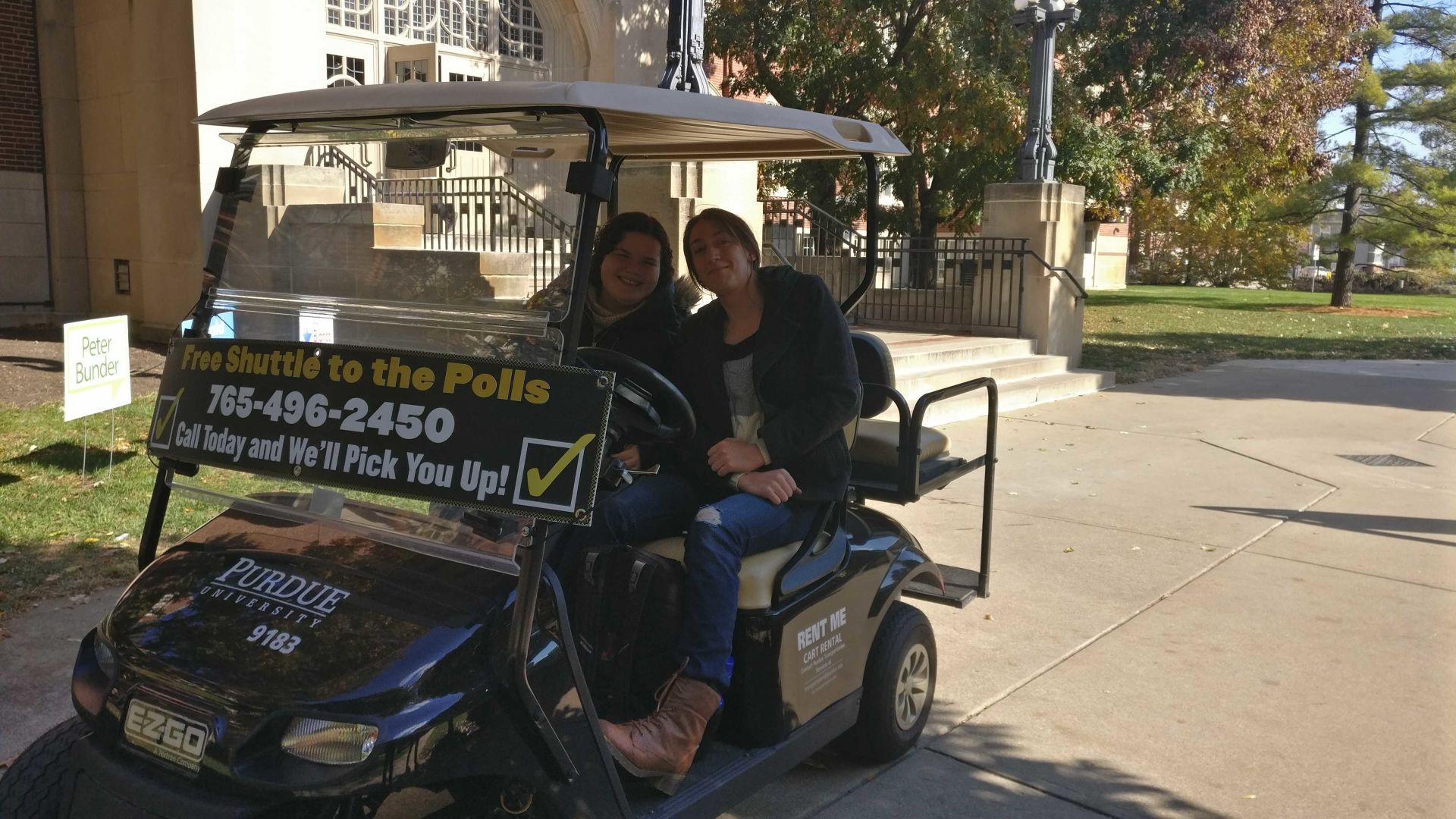 11/5/2019 Purdue Votes Drives Voters